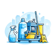 Office cleaning icon